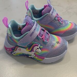 Light Up Skechers Toddler Sneakers - Size 5